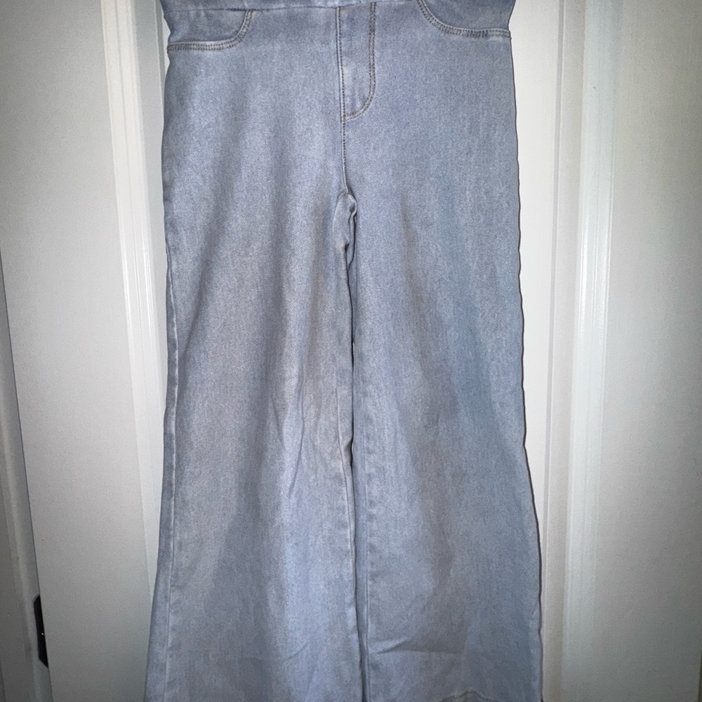 H&M Girls Light Gray Flare Jeans